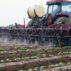 Herbicide being applied to a field of genetically modified cotton in Arkansas, US.